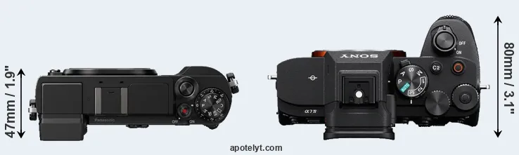 Compare GX9 versus A7 IV top
