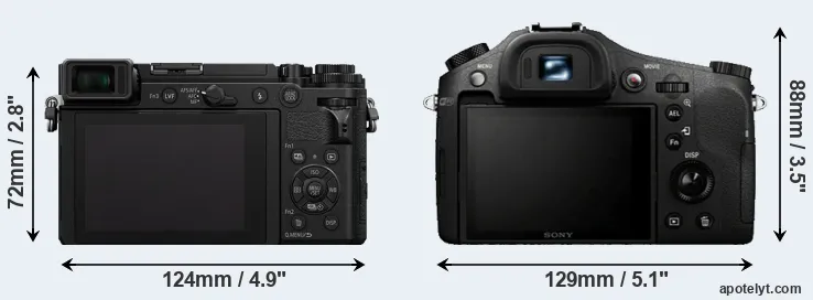 Comparison GX9 or RX10 rear