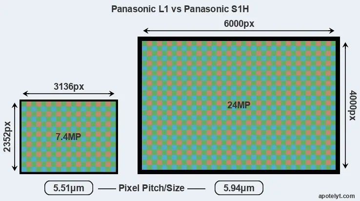 L1 versus S1H MP