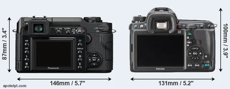 Comparison L1 or K-3 rear