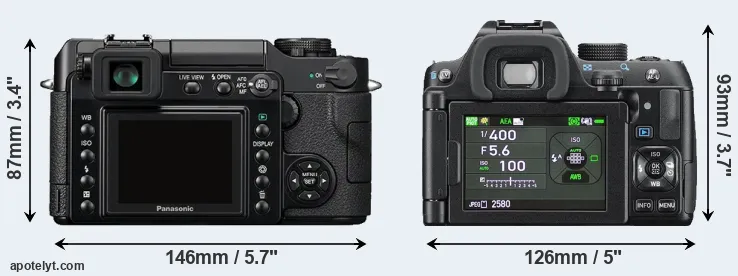 Comparison L1 or K-70 rear