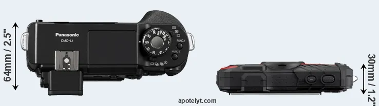 Compare L1 versus WG-60 top