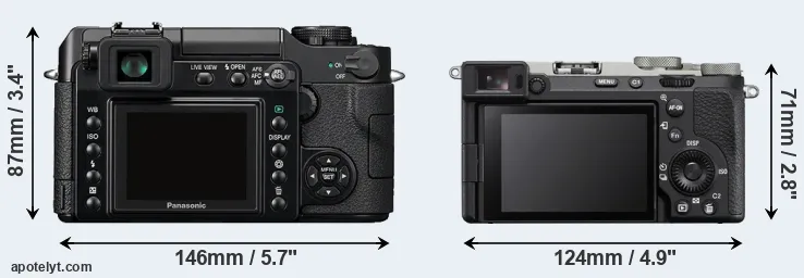 Comparison L1 or A7C R rear