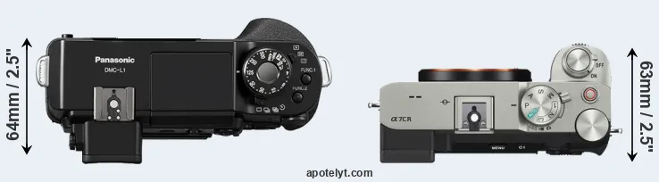 Compare L1 versus A7C R top