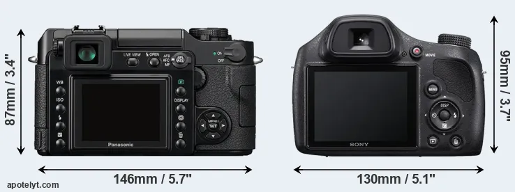 Comparison L1 or H400 rear