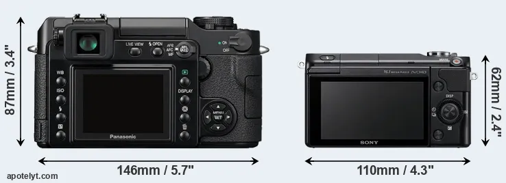 Comparison L1 or NEX-3N rear