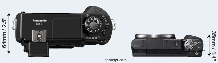 Compare L1 versus NEX-3N top