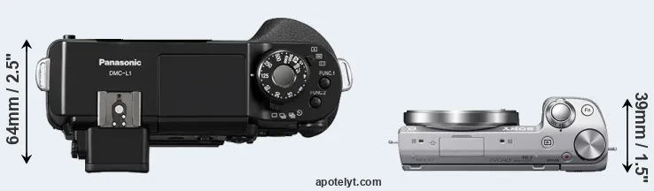 Compare L1 versus NEX-5T top