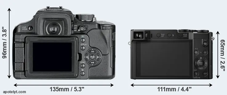 Comparison L10 or ZS100 rear