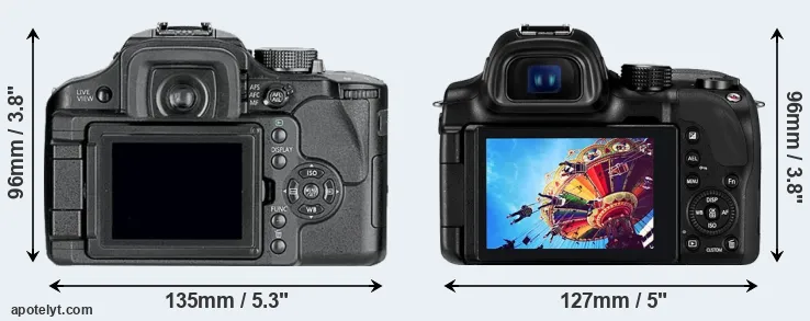 Comparison L10 or NX30 rear