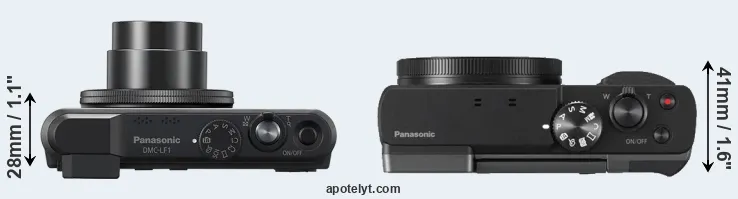 Compare LF1 versus TZ90 top