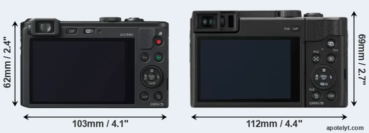 Comparison LF1 or ZS80 rear
