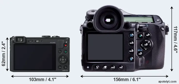 Comparison LF1 or 645D rear