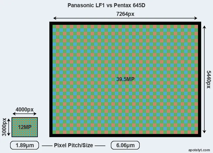 LF1 versus 645D MP