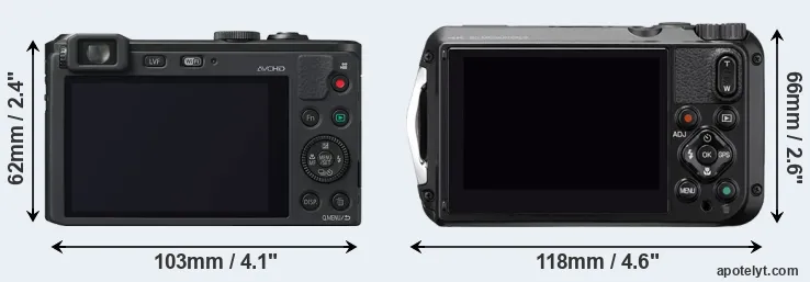 Comparison LF1 or WG-6 rear