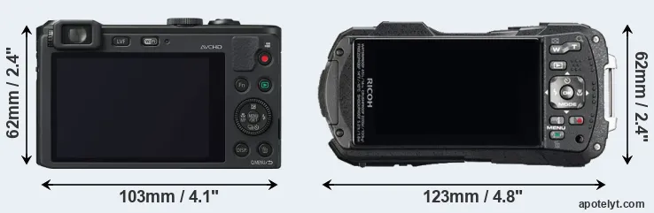 Comparison LF1 or WG-60 rear