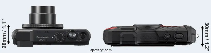 Compare LF1 versus WG-60 top