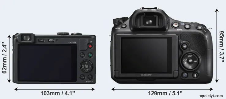 Comparison LF1 or A58 rear
