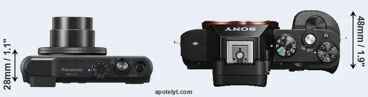 Compare LF1 versus A7S top