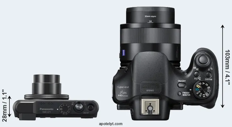 Compare LF1 versus HX400V top