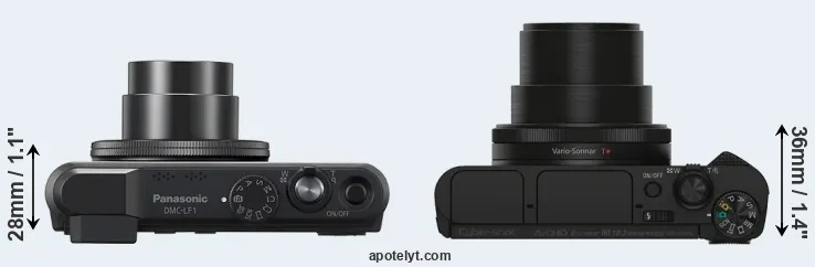 Compare LF1 versus HX90V top