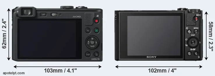 Comparison LF1 or HX99 rear