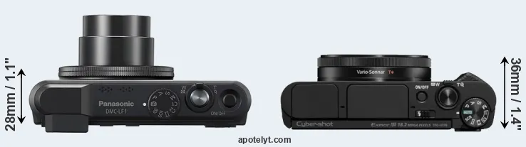 Compare LF1 versus HX99 top