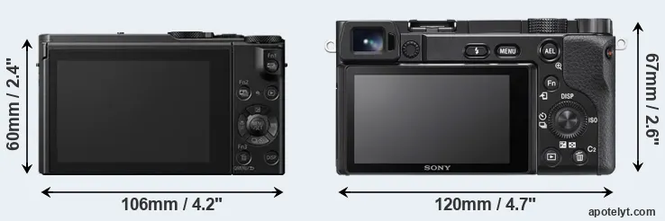 Comparison LX10 or A6100 rear