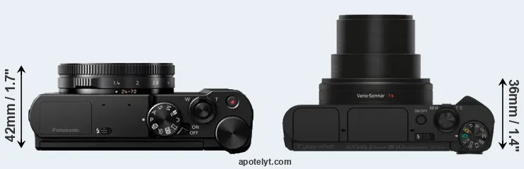 Compare LX10 versus HX80 top
