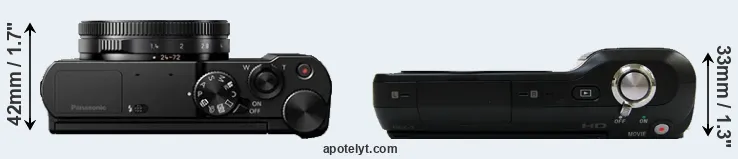 Compare LX10 versus NEX-3 top