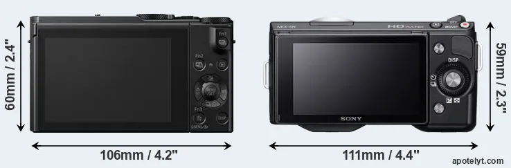 Comparison LX10 or NEX-5N rear