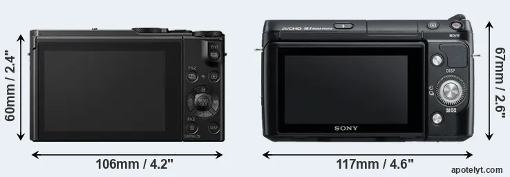 Comparison LX10 or NEX-F3 rear