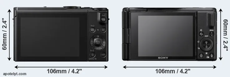 Comparison LX10 or ZV-1 II rear