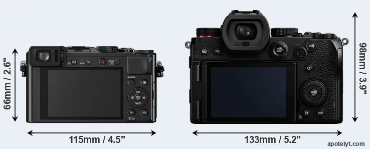 Comparison LX100 or S5 rear