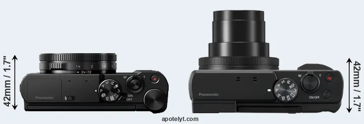 Compare LX15 versus ZS80 top