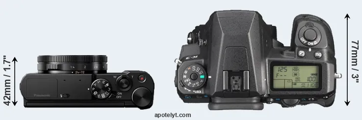 Compare LX15 versus K-3 top