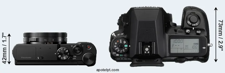 Compare LX15 versus K-5 top