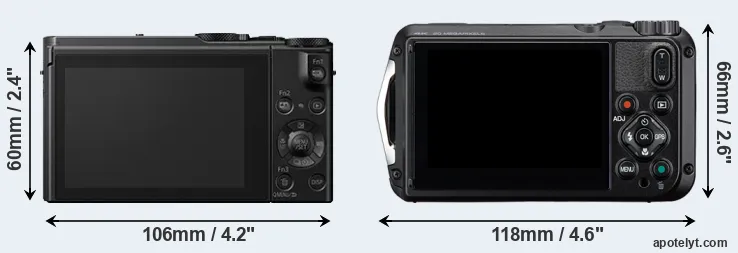 Comparison LX15 or WG-8 rear