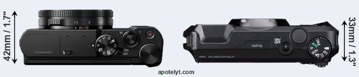 Compare LX15 versus WG-8 top