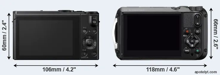 Comparison LX15 or WG-6 rear