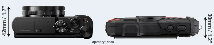 Compare LX15 versus WG-60 top
