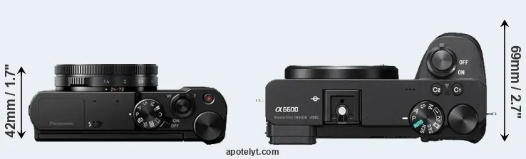 Compare LX15 versus A6600 top