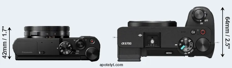 Compare LX15 versus A6700 top