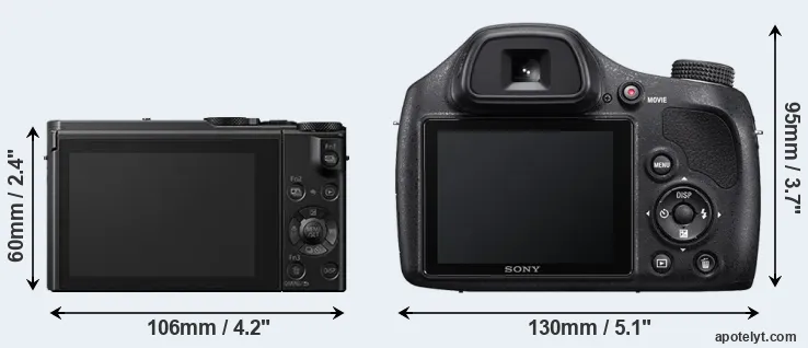 Comparison LX15 or H400 rear
