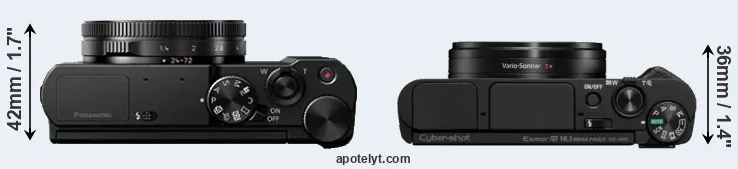 Compare LX15 versus HX95 top