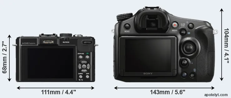 Comparison LX7 or A68 rear