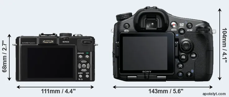 Comparison LX7 or A77 rear