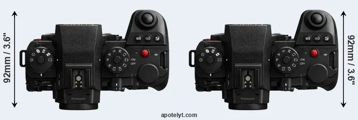 Compare S1 II versus S1R II top