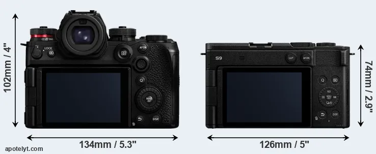 Comparison S1 II or S9 rear