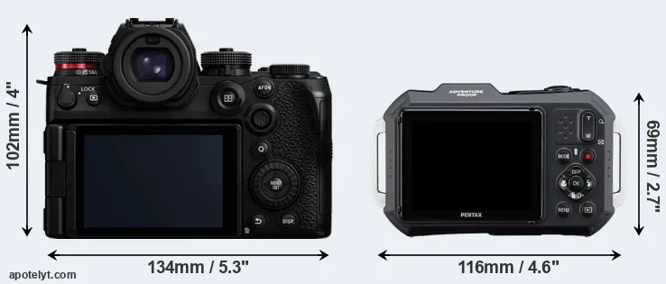 Comparison S1 II or WG-1000 rear